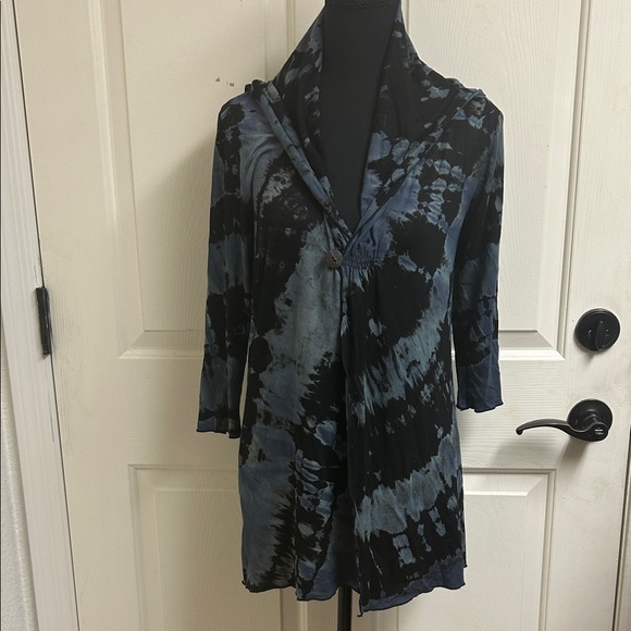 Kathmandu Imports Jackets & Blazers - Kathmandu Imports Small Stylish Black and blue Jacket